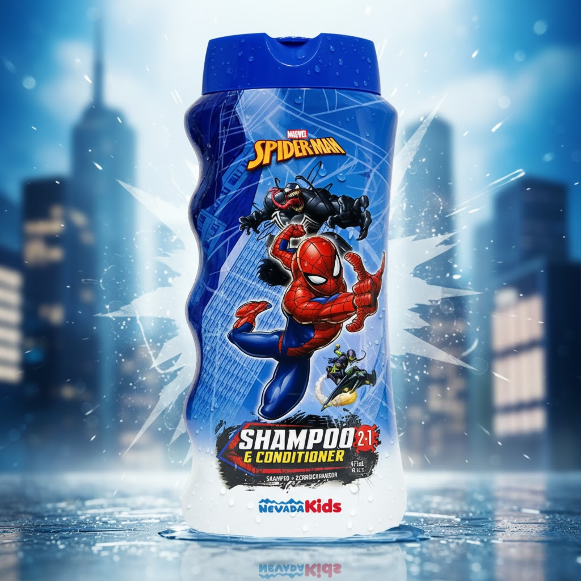 Shampoo + Acondicionado Marvel Spiderman Nevada Kids 473ml