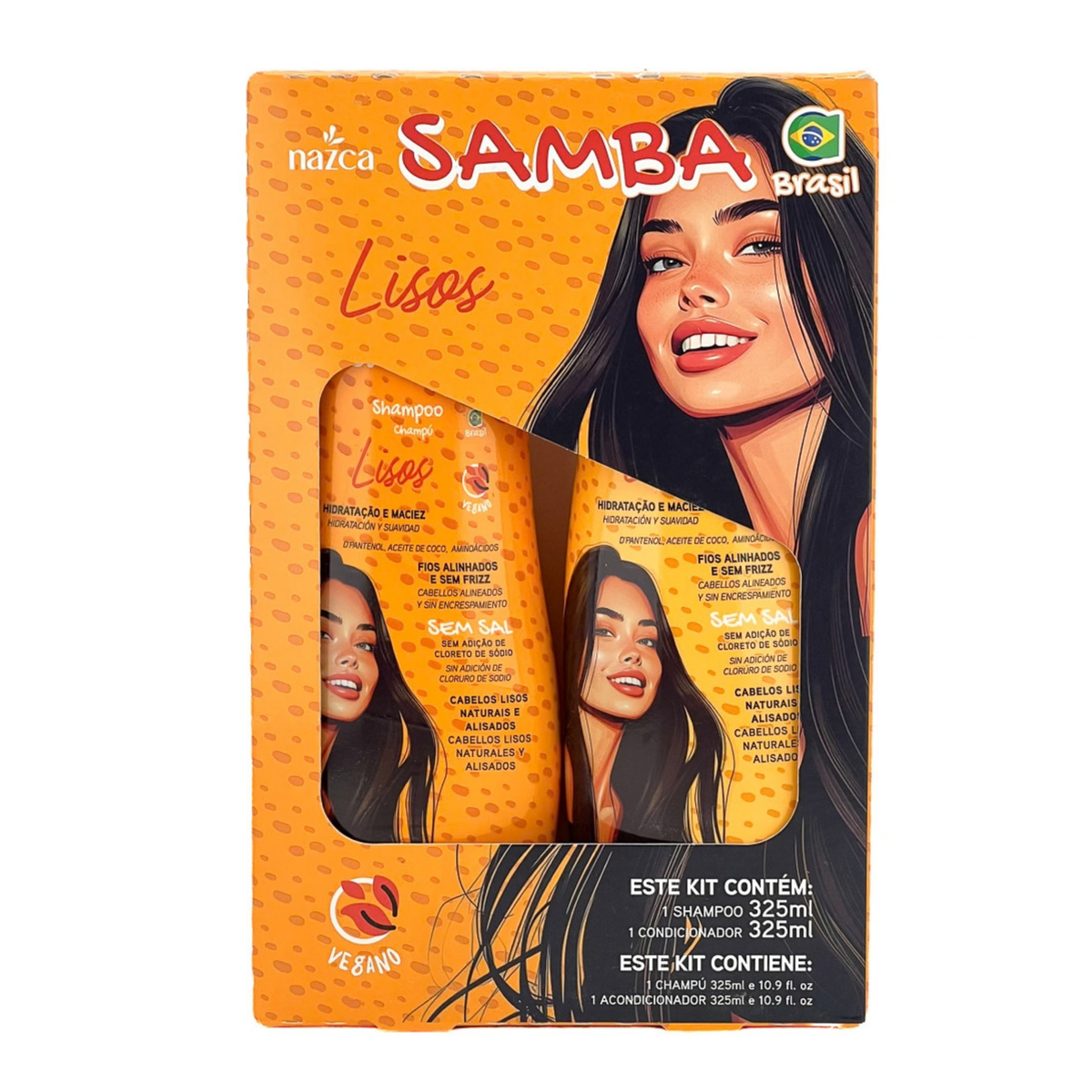 Kit Samba Lisos 325ML