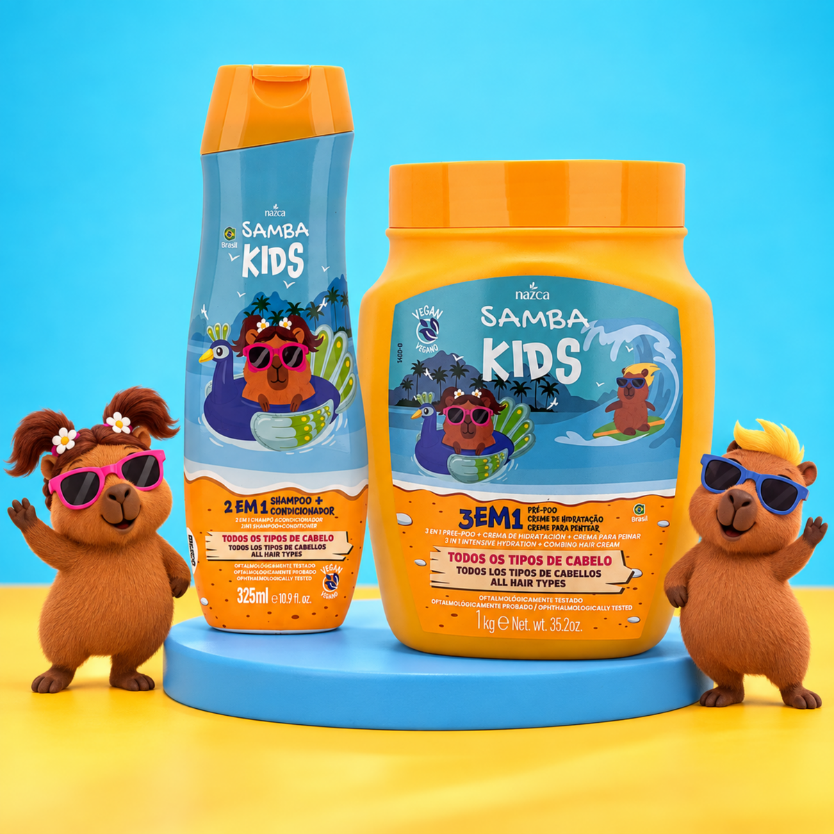 Crema Para Peinar Samba Kids 1KG