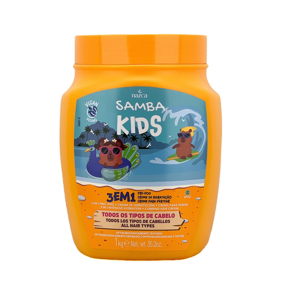 Crema Para Peinar Samba Kids 1KG