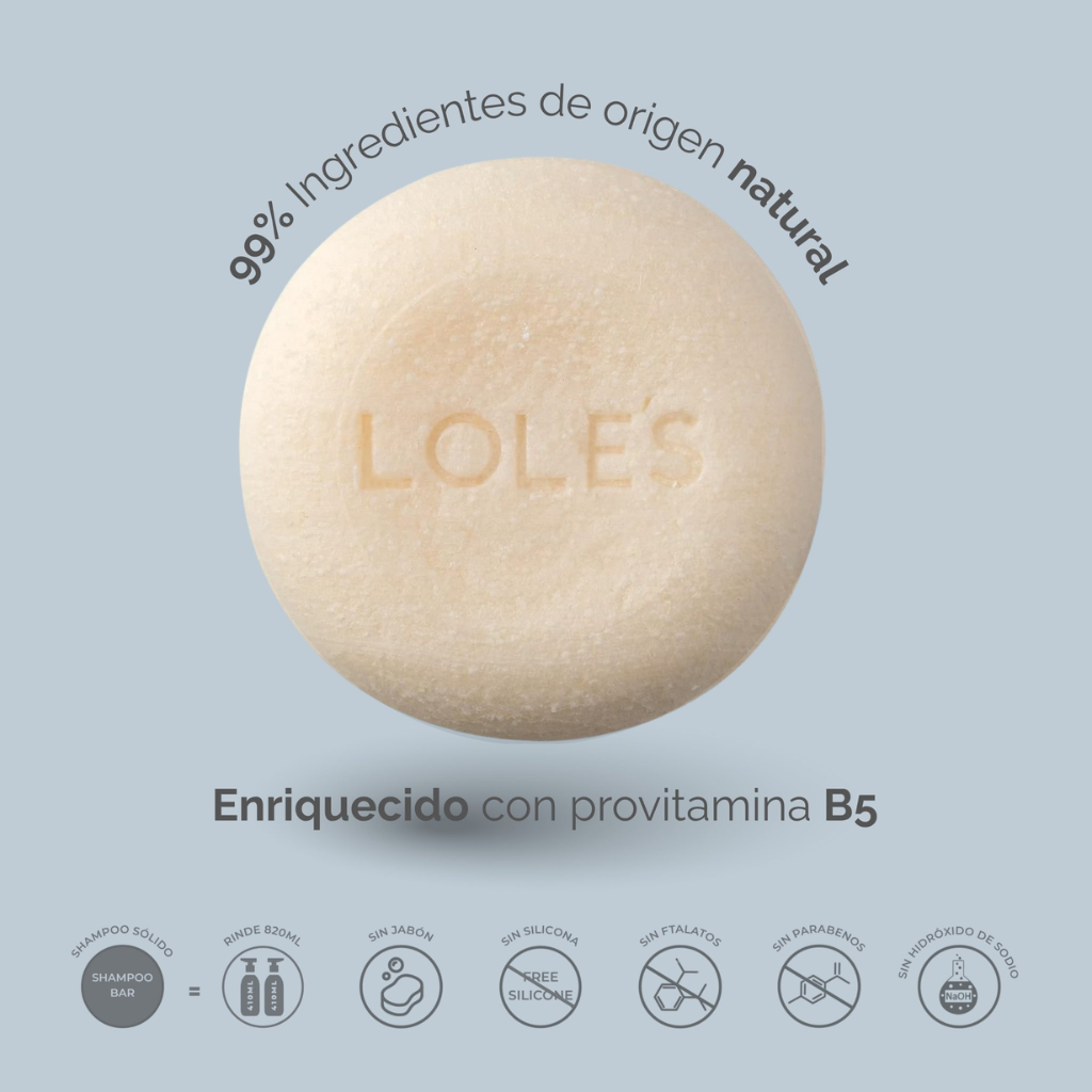 Shampoo Sólido Lole’s Coco 100 g