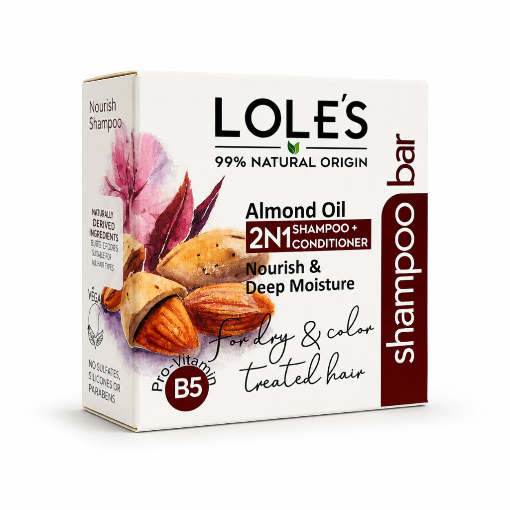 Shampoo Sólido Lole’s Almendras 100 g