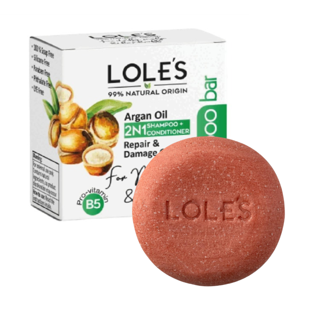 Shampoo Sólido Lole’s Argán 100 g