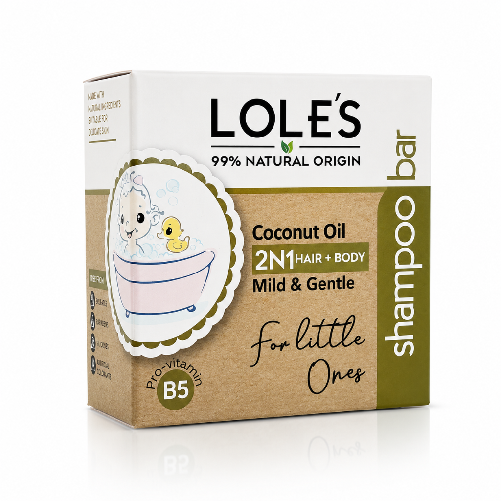 Shampoo Sólido Lole’s Coco para Niños 100 g