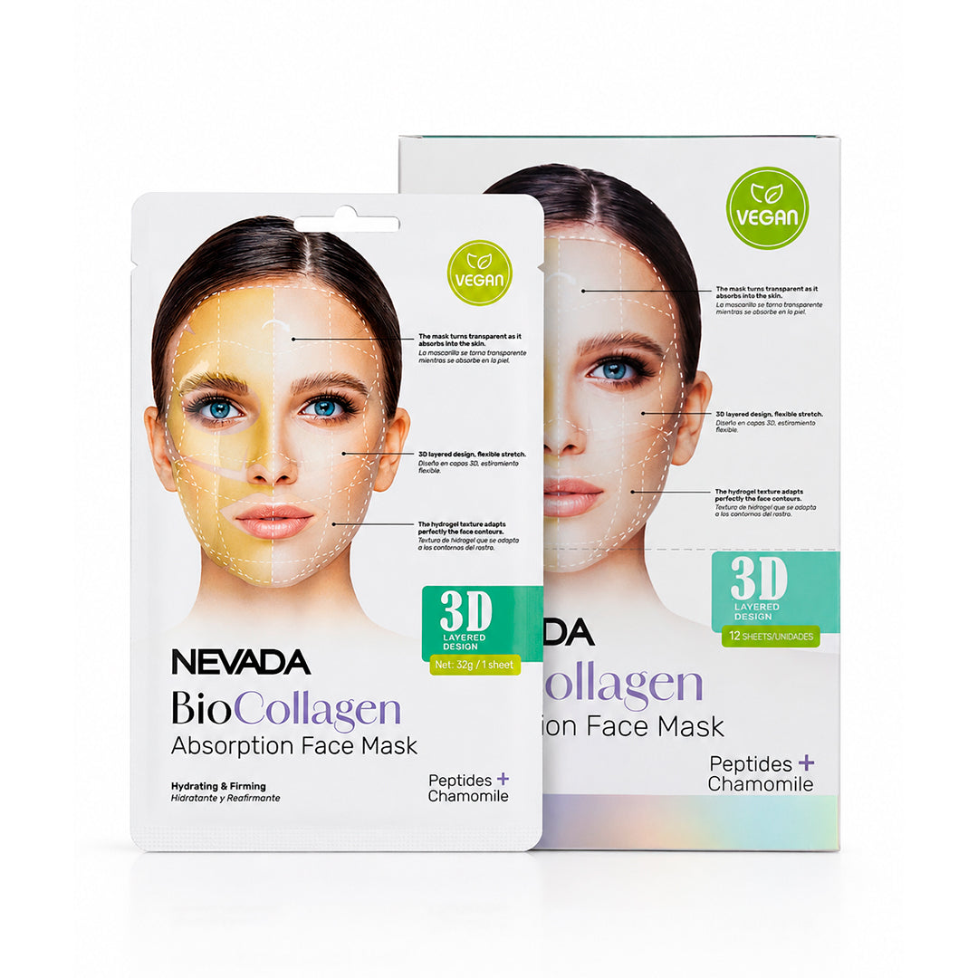 Mascarilla Biocolágeno Peptidos + Manzanilla Nevada