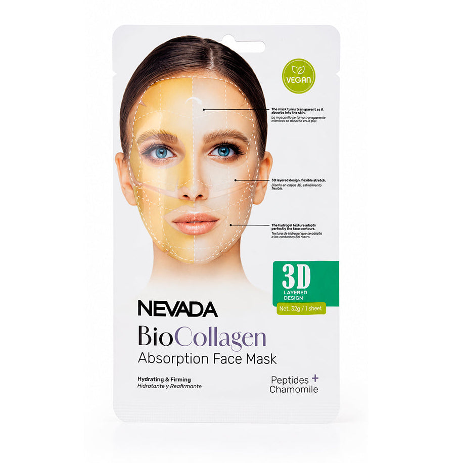 Mascarilla Biocolágeno Peptidos + Manzanilla Nevada