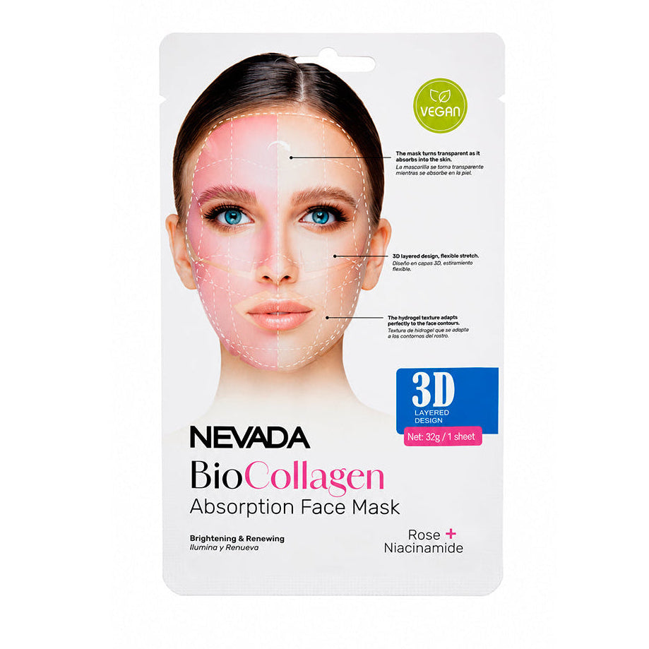 Mascarilla Biocolágeno Rosa + Niacinamida Nevada