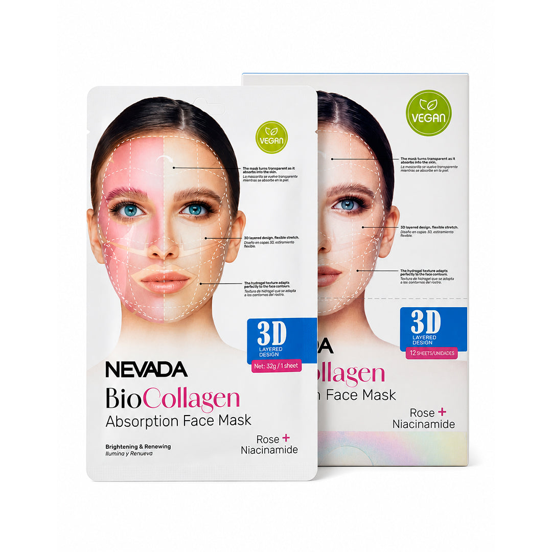 Mascarilla Biocolágeno Rosa + Niacinamida Nevada