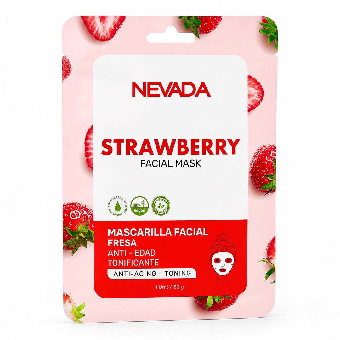 Mascarilla Facial Fresa Nevada