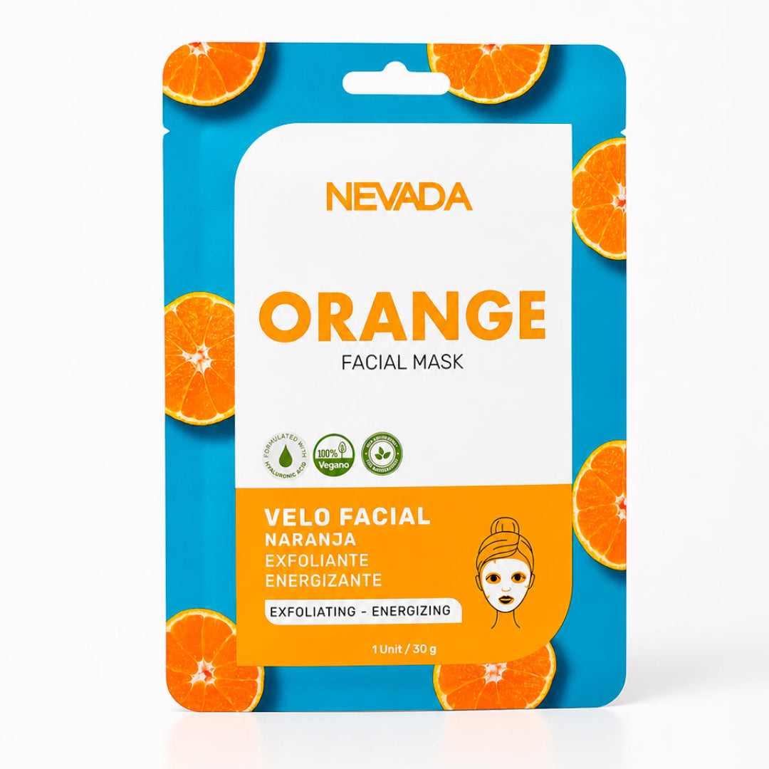 Mascarilla Facial Naranja Nevada
