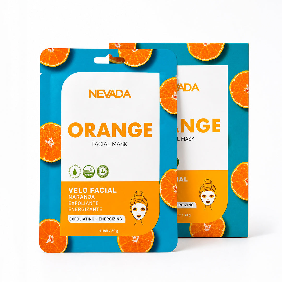 Mascarilla Facial Naranja Nevada