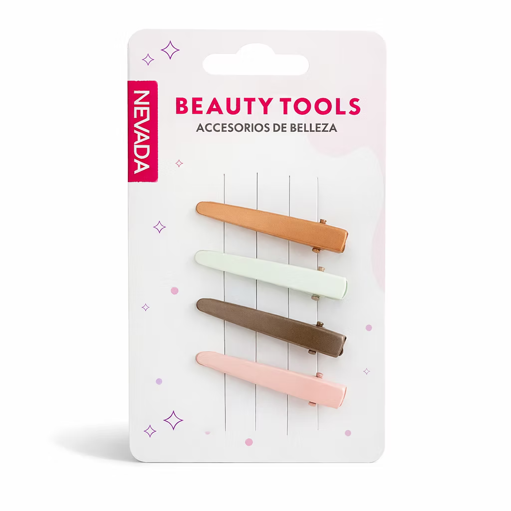 Pinzas Para Cabello 4 Piezas (2) | Nevada