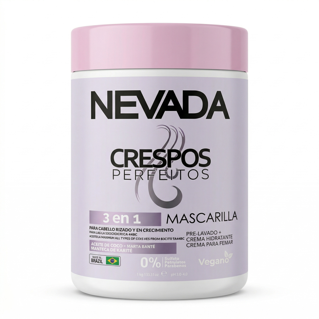 Mascarilla Capilar Crespos Perfectos Nevada 1kg