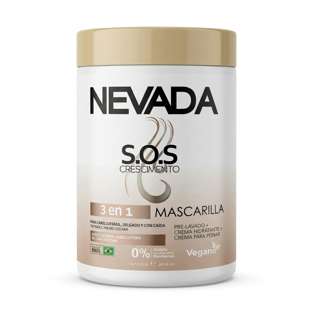 Mascarilla Capilar S.O.S Crecimiento Nevada 1kg