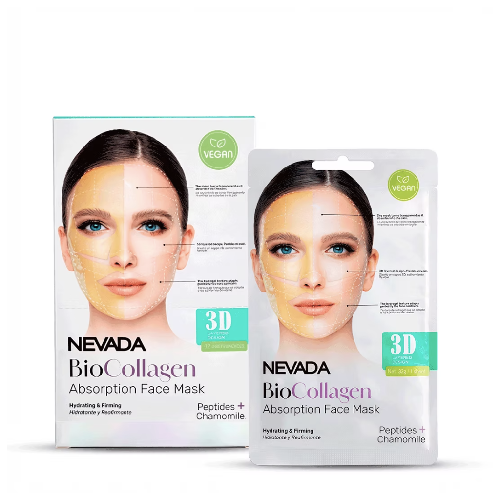 Mascarilla Biocolágeno Peptidos + Manzanilla Nevada