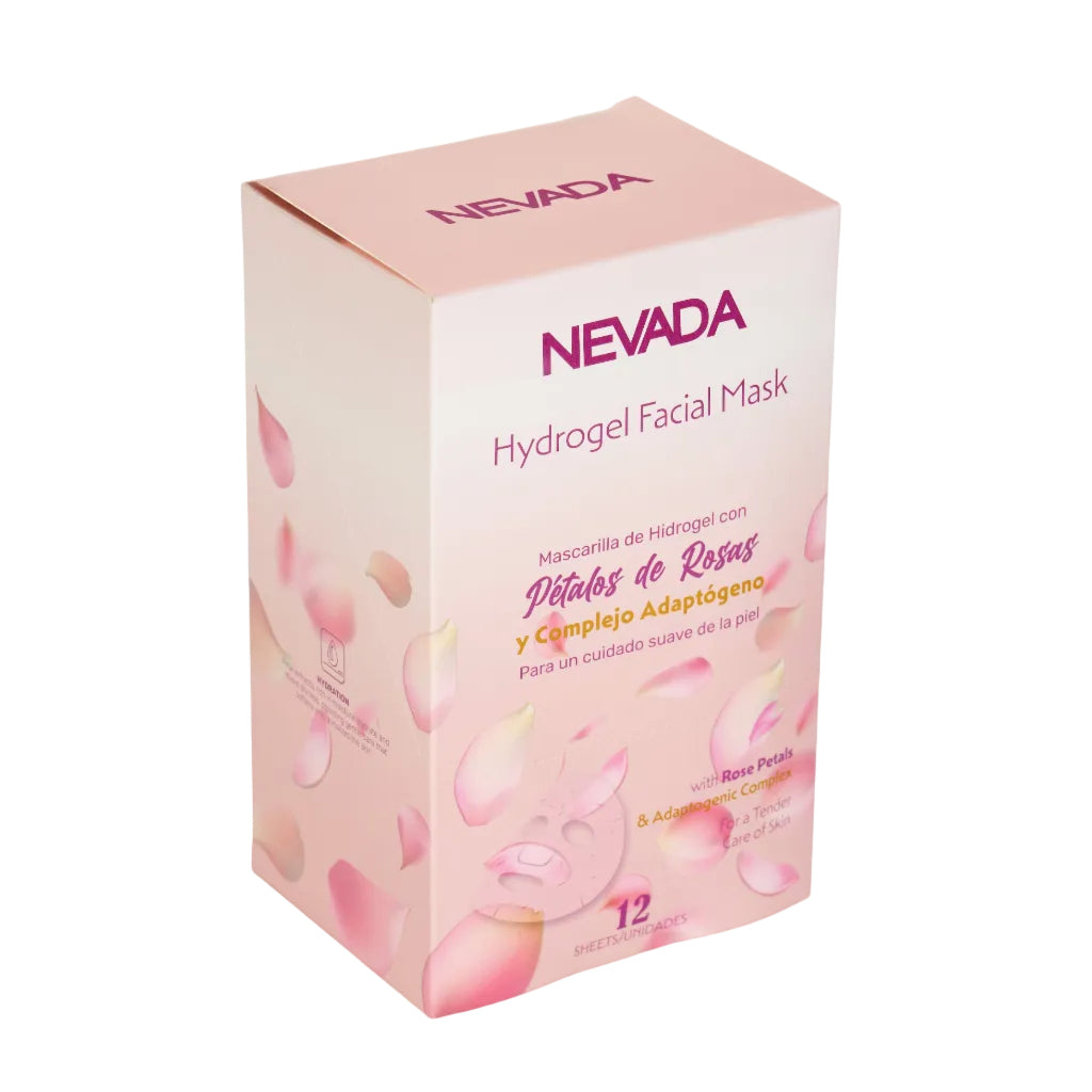 Mascarilla Hidrogel Petalos Rosas Nevada