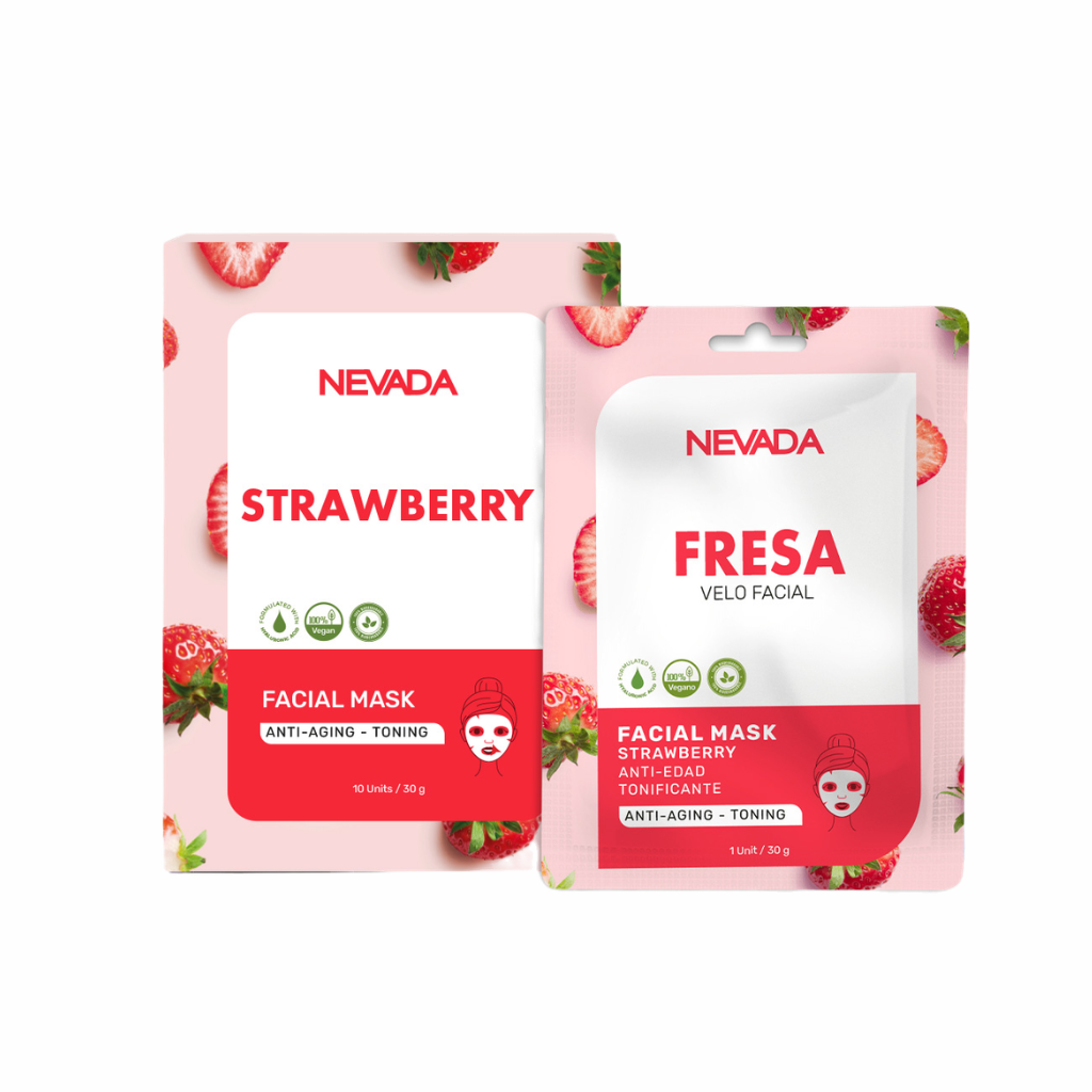 Mascarilla Facial Fresa Nevada
