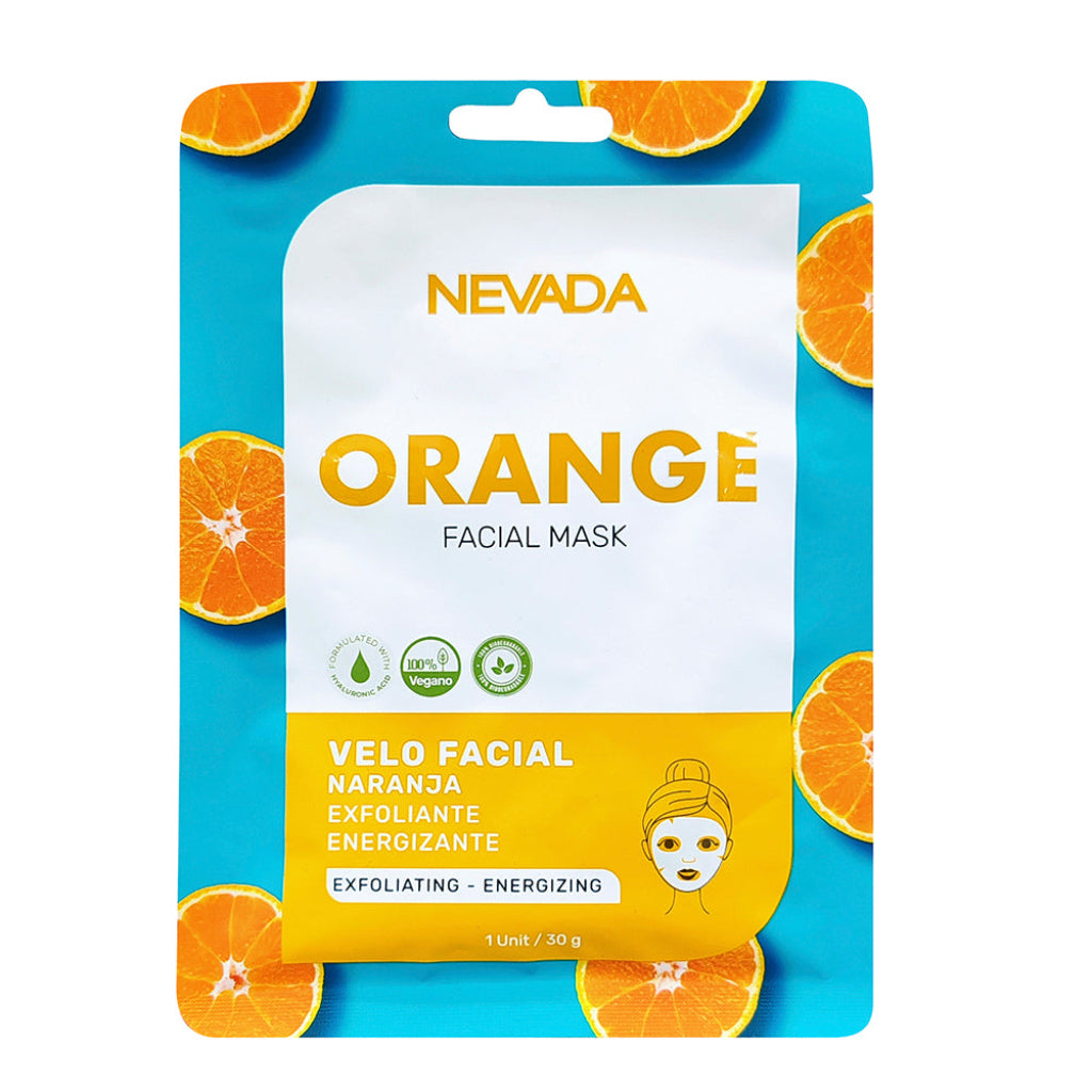 Mascarilla Facial Naranja Nevada