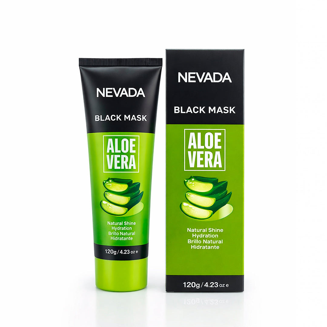 Mascarilla Negra Aloe Vera Nevada 120gr