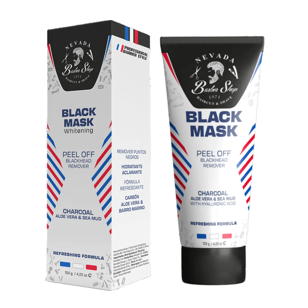 Mascarilla Negra Barber Shop Nevada 120gr