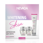 Set de 3 Piezas Whitening Skin Nevada-Crema día, Crema Noche, Limpiador