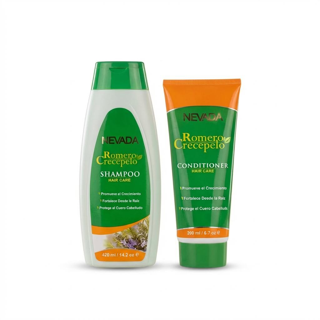 Set Romero Crecepelo® Nevada 420+200ml 2 Piezas