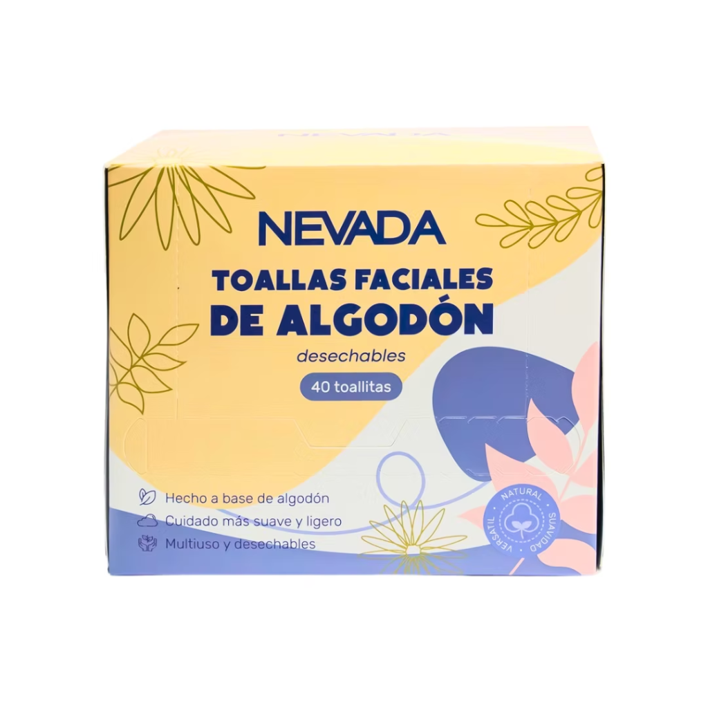 Toallas Faciales Nevada 40 pz