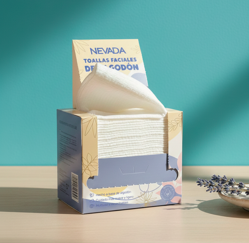 Toallas Faciales Nevada 40 pz