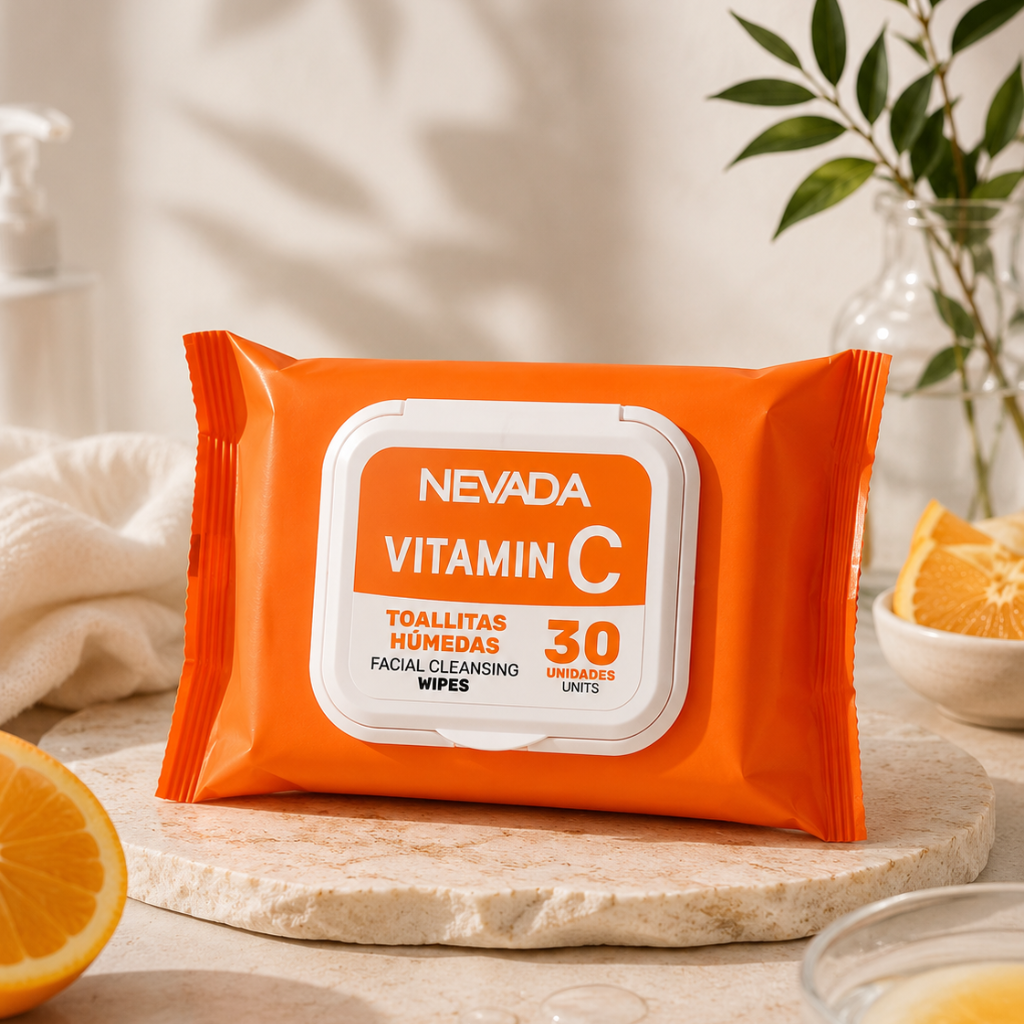Toallitas Húmedas Vitamina C Nevada 30 Unidades