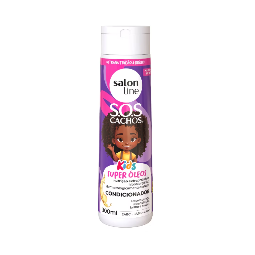 Acondicionador Kids SOS Cachos nutrición Salon Line 300ml