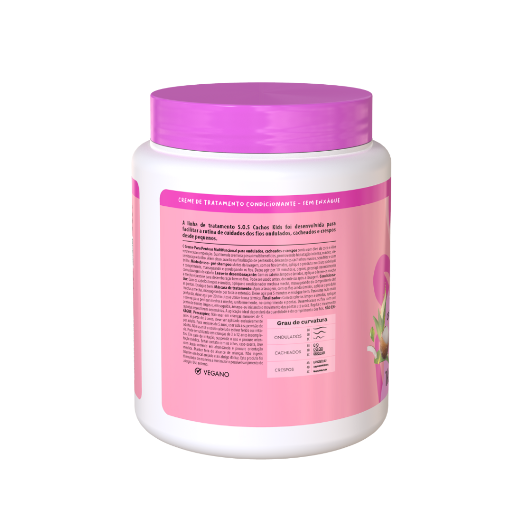 Crema Multifuncional SOS Cachos Kids Hidratación 1kg