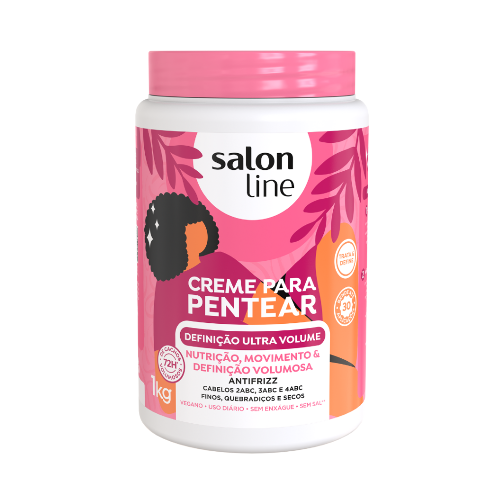 Crema para Peinar Definición Ultra Volumen Abacate Salon Line 1kg