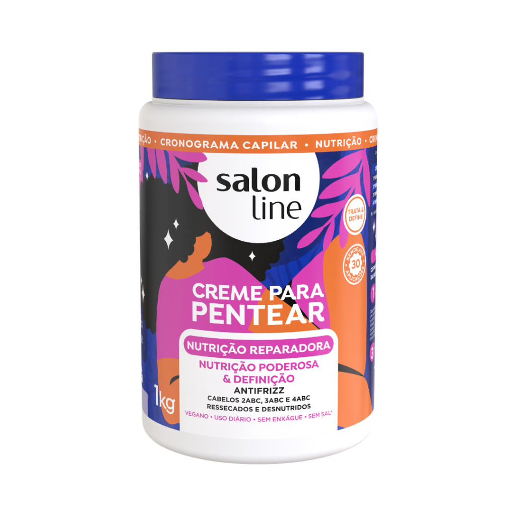 Crema para Peinar Nutrición Reparadora Salon Line 1kg