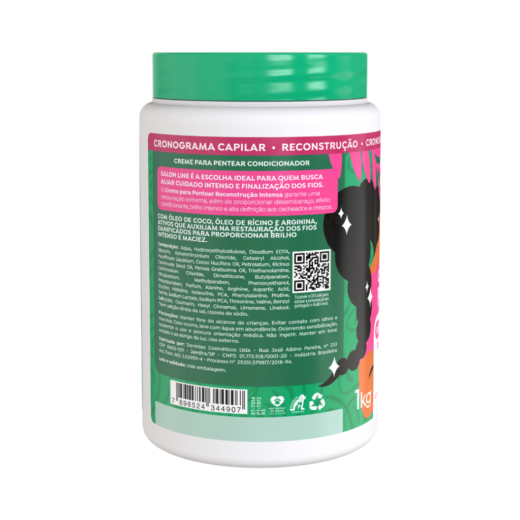 Crema para Peinar Reconstrucción Intensa Salon Line 1kg