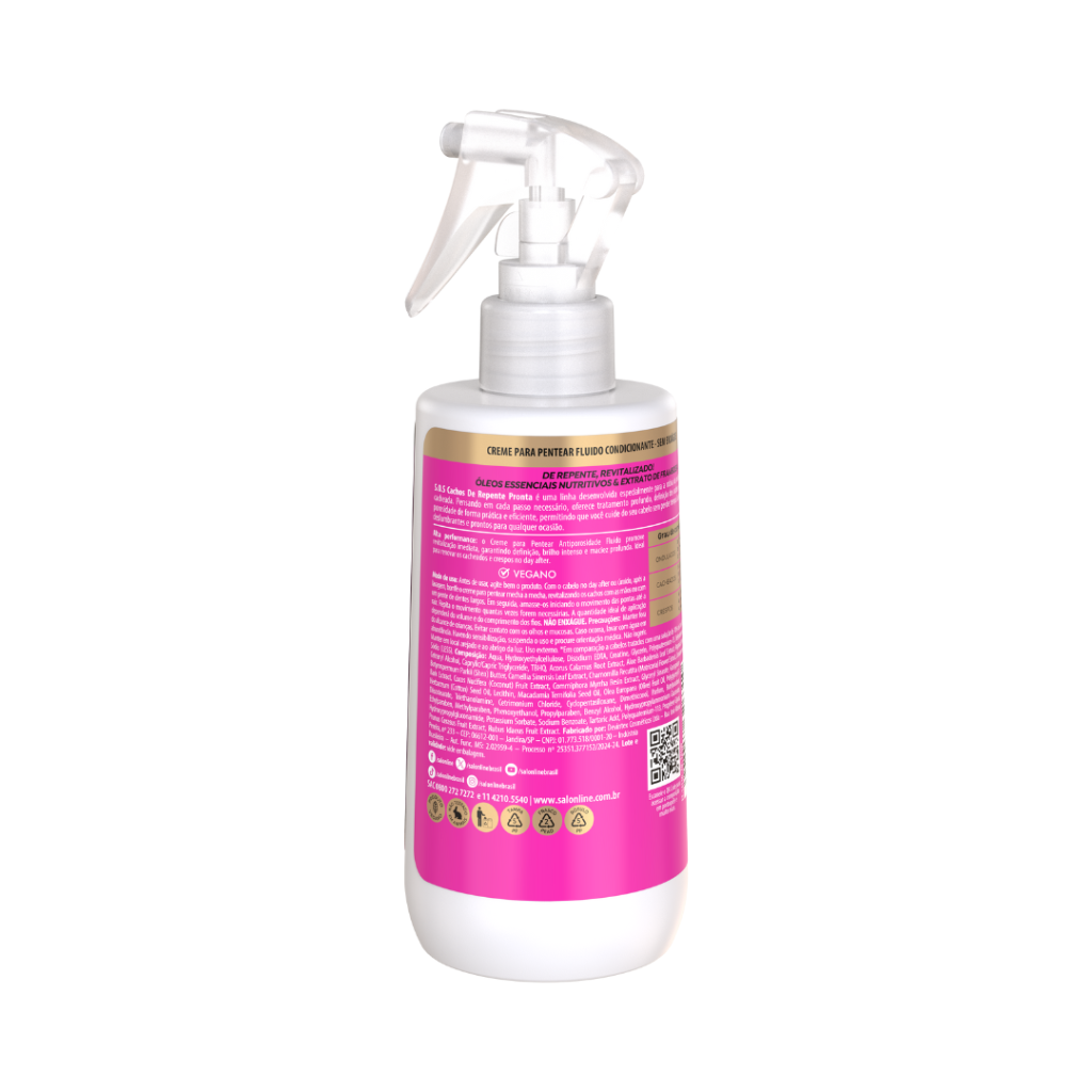 Crema para Peinar Fluidal Repente Pronta Salon Line 300ml