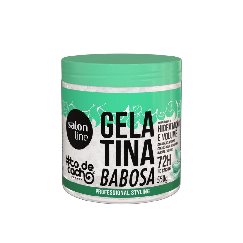 Gelatina #Todecacho Volumen e Hidratación Babosa Salon Line 550gr
