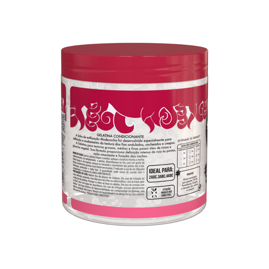 Gelatina #Todecacho Definición y Nutrición Ricino Salon Line 550gr
