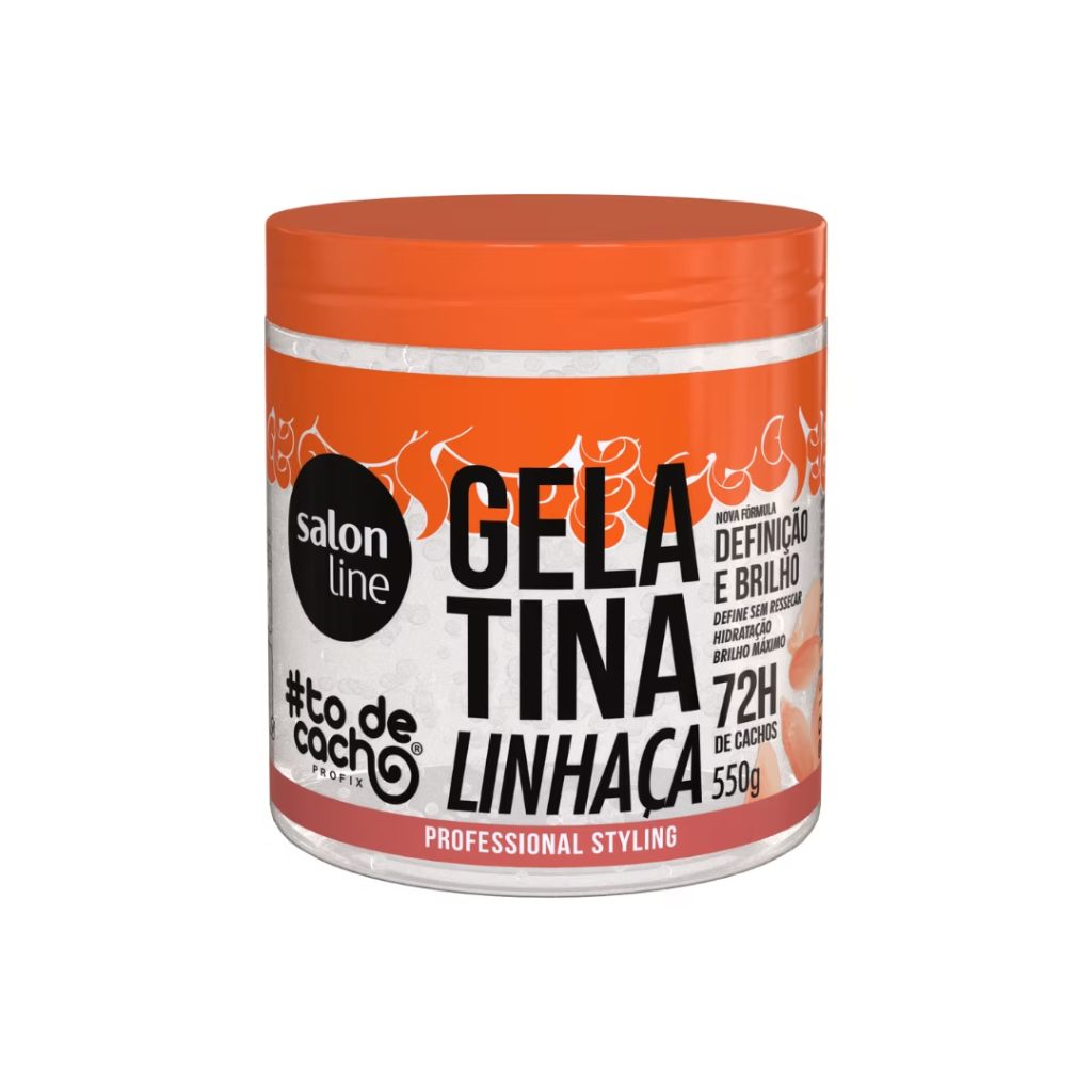Gelatina  #Todecacho Definición y Brillo Linaza Salon Line 550gr