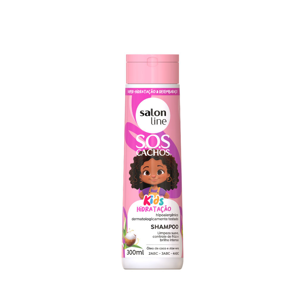 Shampoo Sos Cachos Kids Hidratación Salon Line 300ml