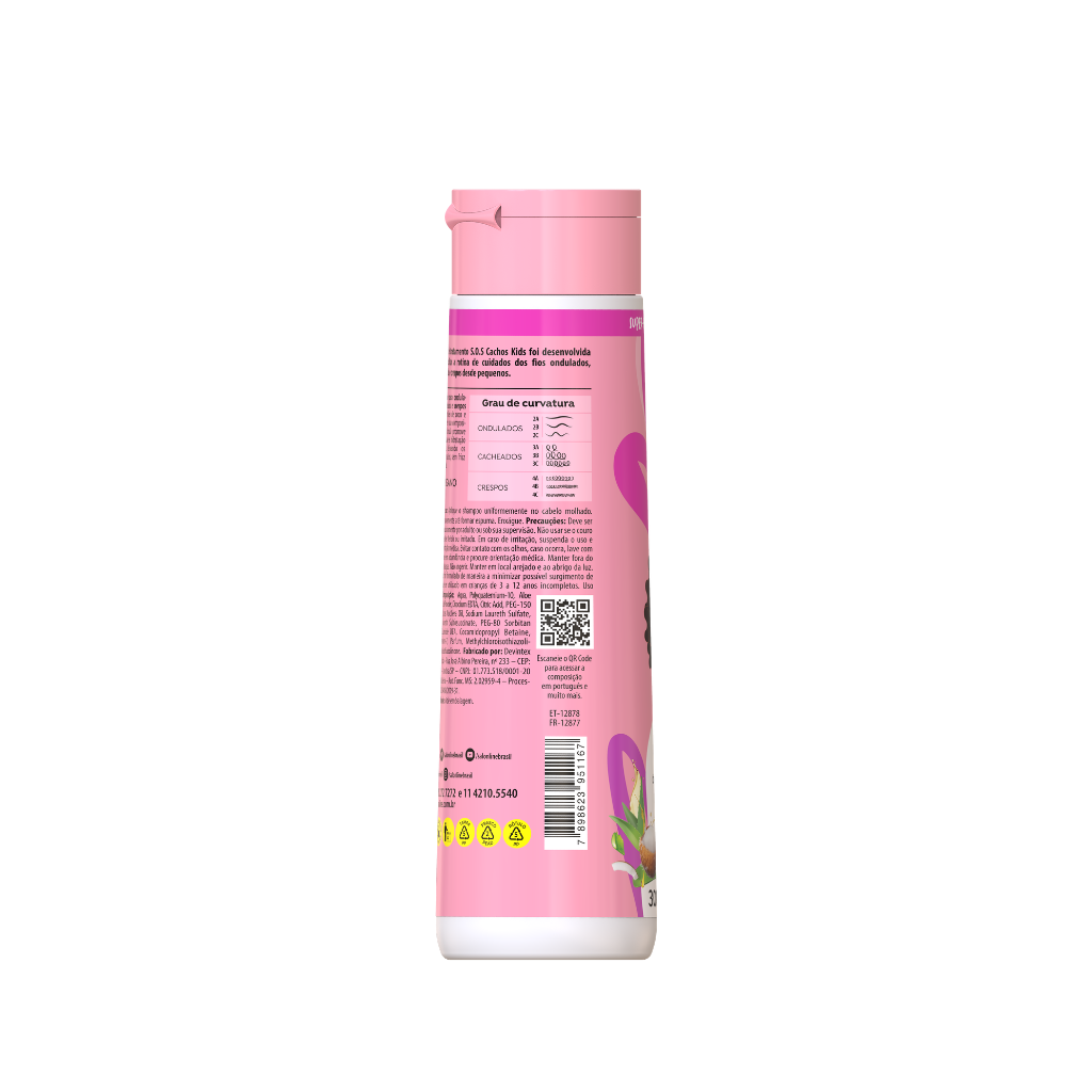 Shampoo Sos Cachos Kids Hidratación Salon Line 300ml