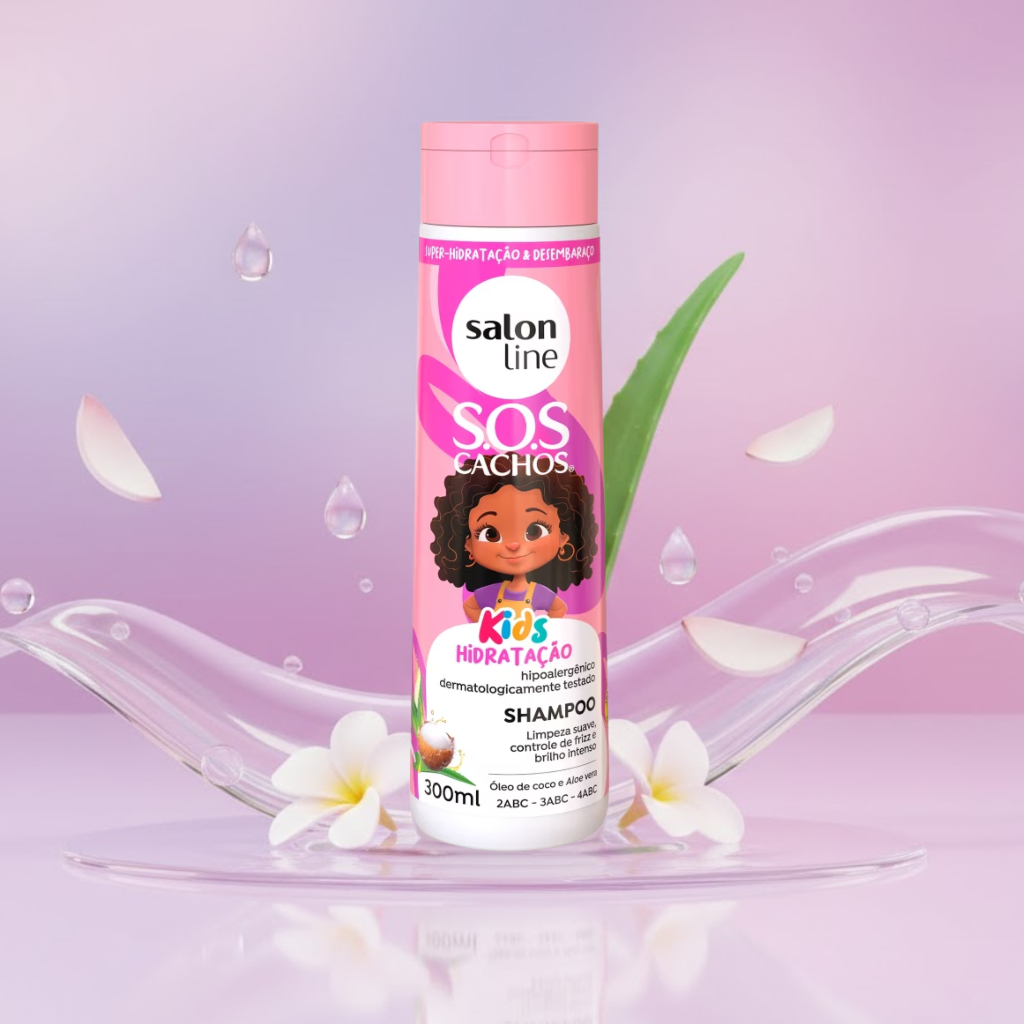 Shampoo Sos Cachos Kids Hidratación Salon Line 300ml