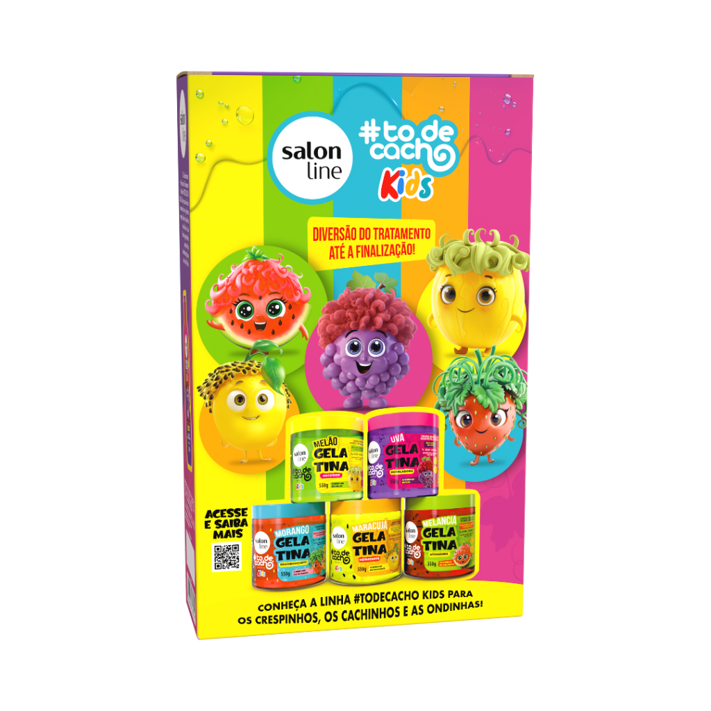 Kit Todecacho Salon Line Kids Uva 2pzas