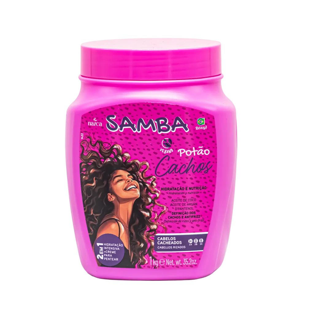 Crema de hidratación + Crema para peinar Cachos Samba 1kg