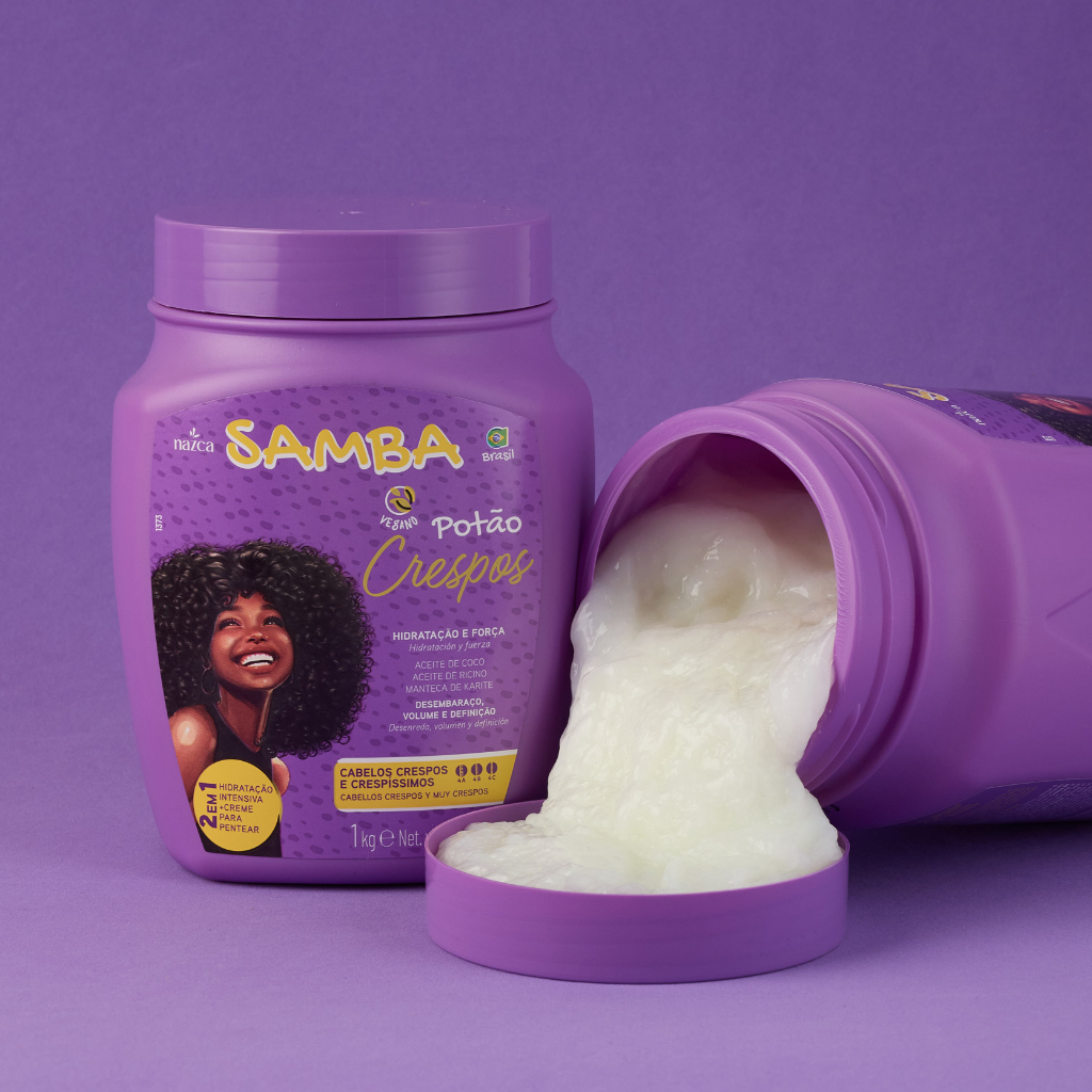 Crema de hidratación + Crema para peinar Crespos Samba 1kg