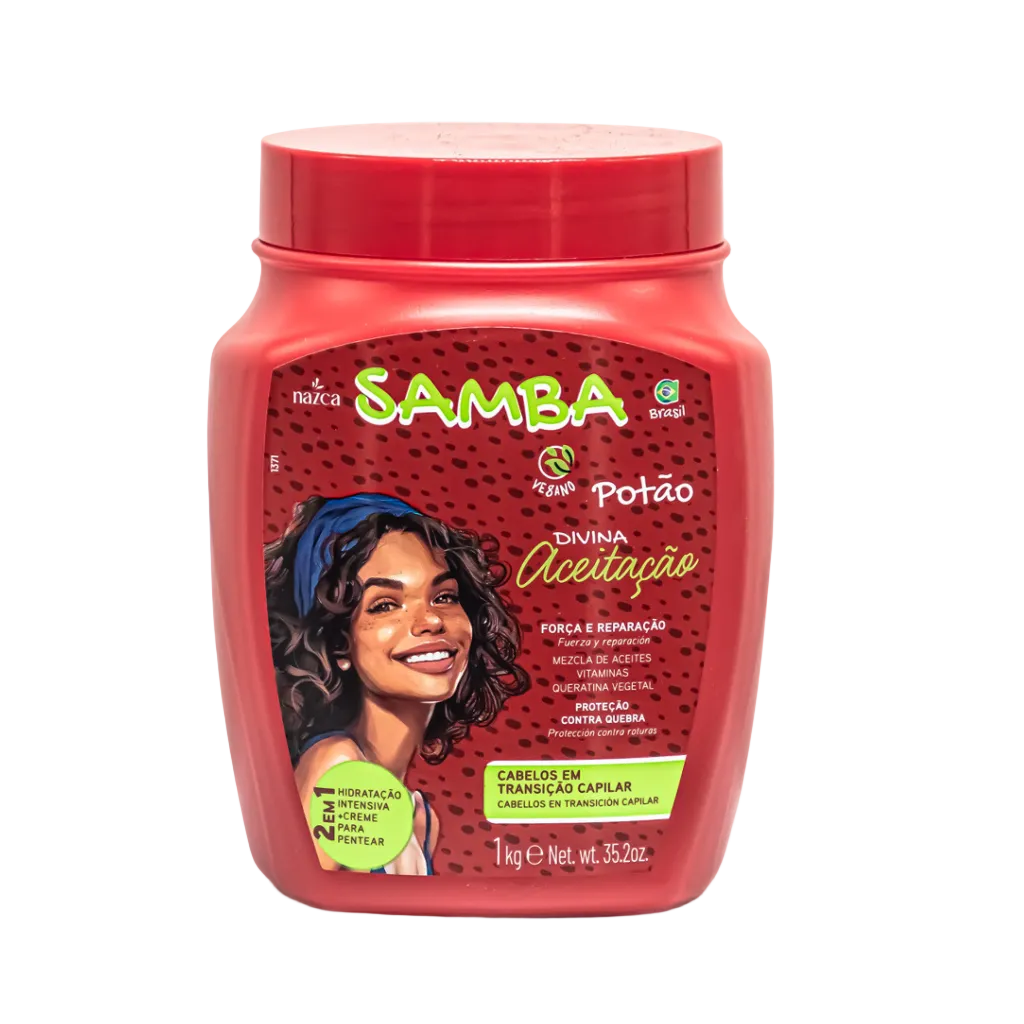 Crema de hidratación + Crema para peinar Divina Aceptación Samba 1kg