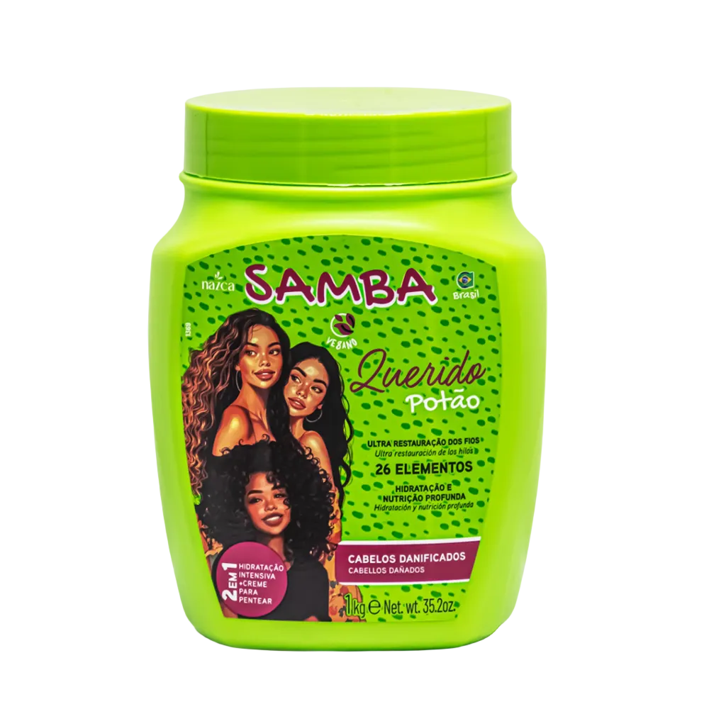 Crema de hidratación + Crema para peinar Querido Potao Samba 1kg