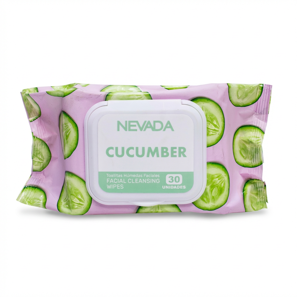 Toallitas Húmedas Cucumber Nevada 30 Unidades