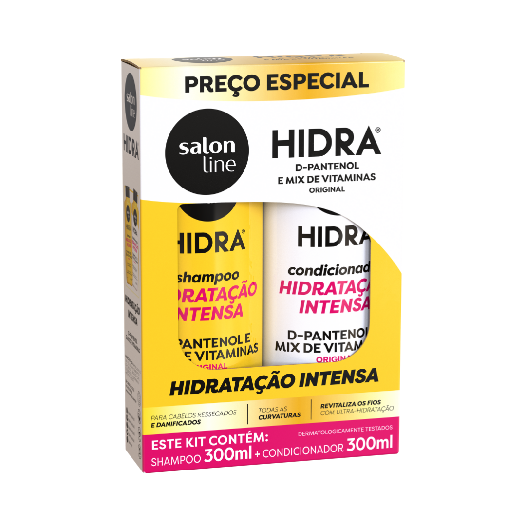 Kit Hidra Hidratación Intensa Salon Line 2pzas