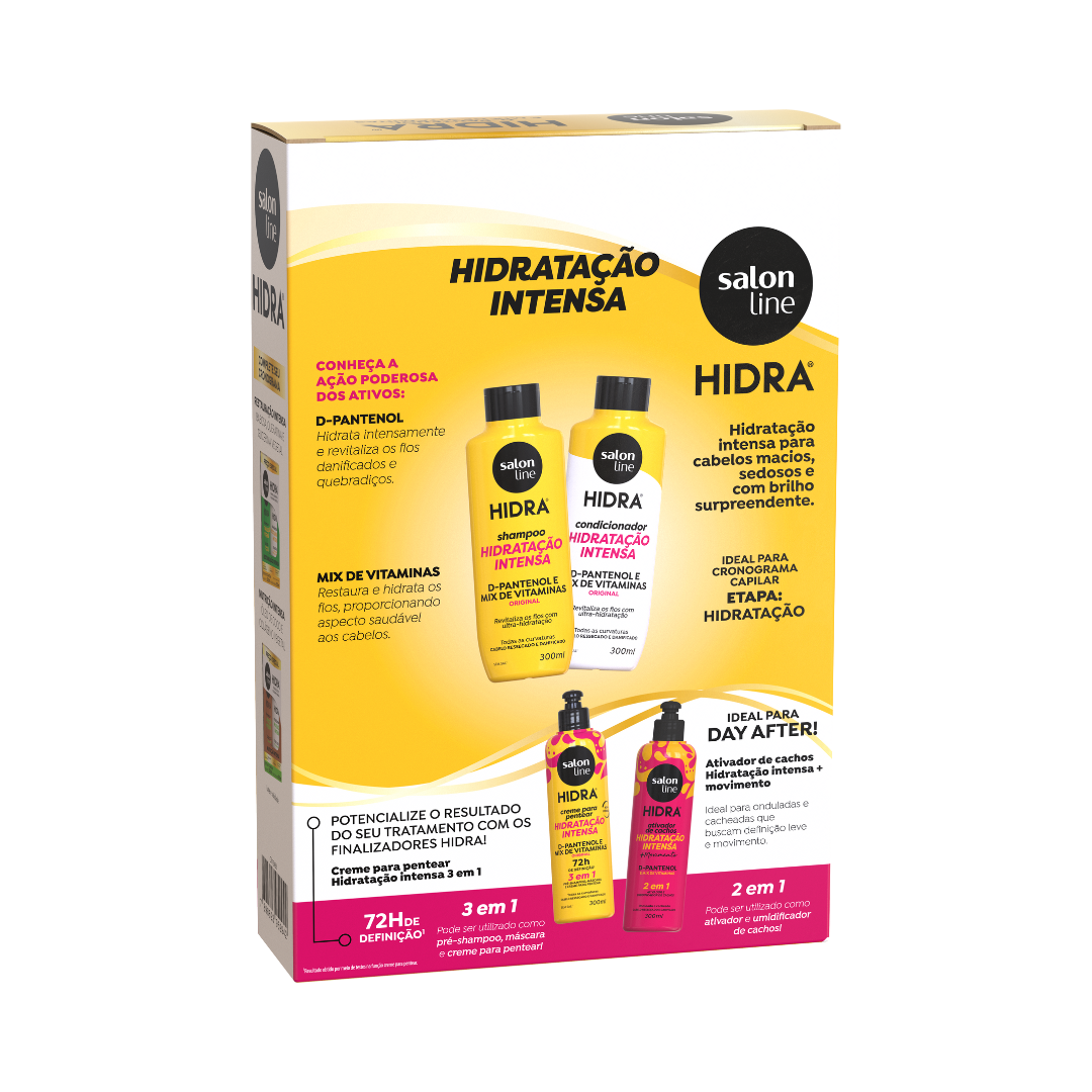 Kit Hidra Hidratación Intensa Salon Line 2pzas