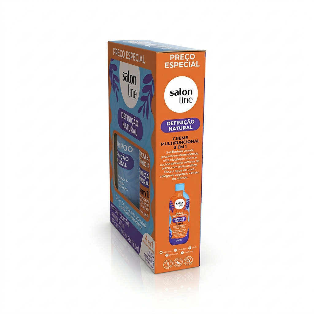 Kit Salon Line Definición Natural 2 Piezas